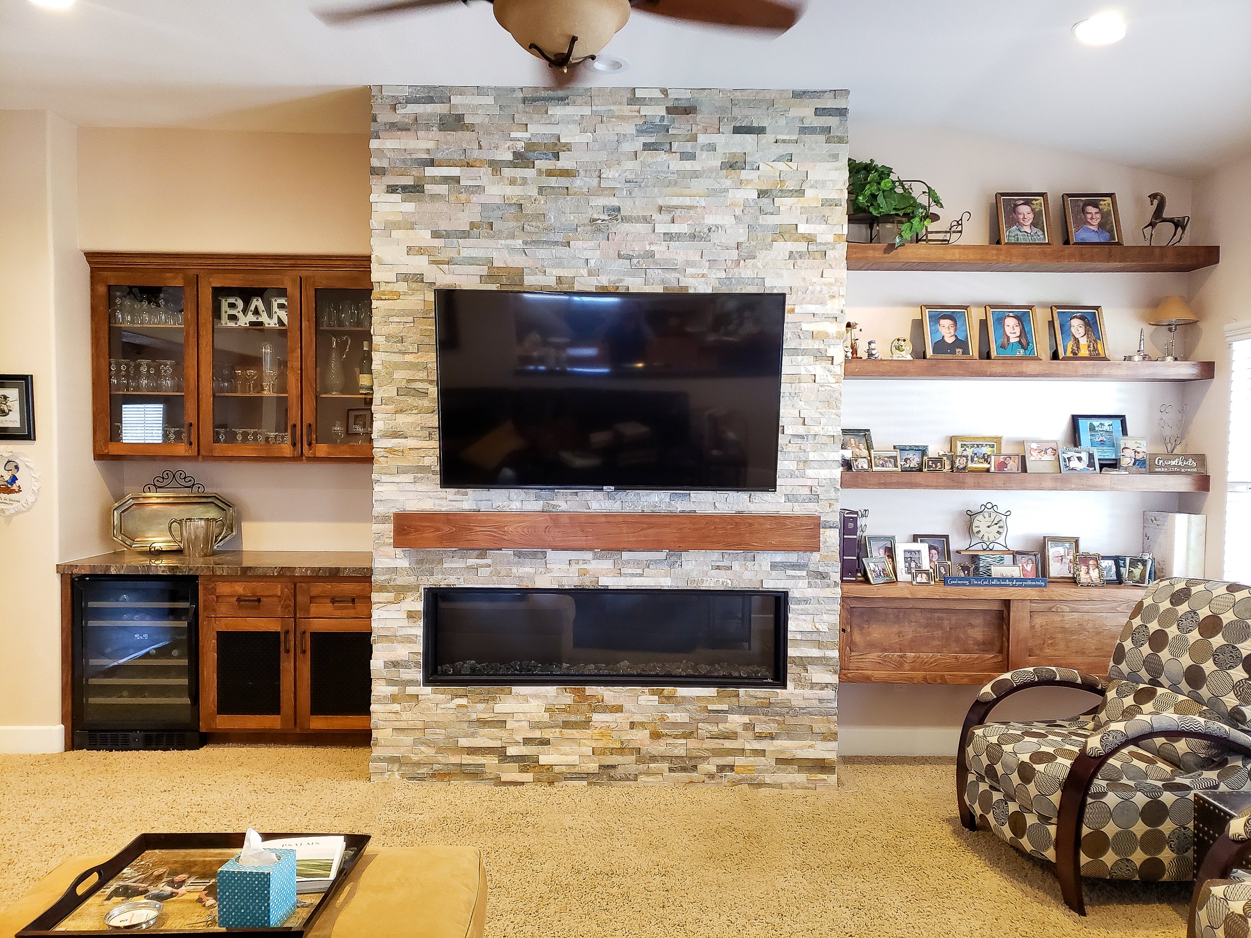 After Photo Fireplace