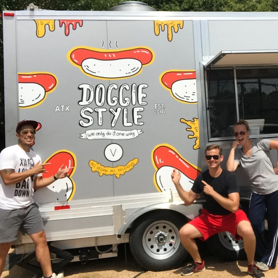 New decals for the new food trailer 