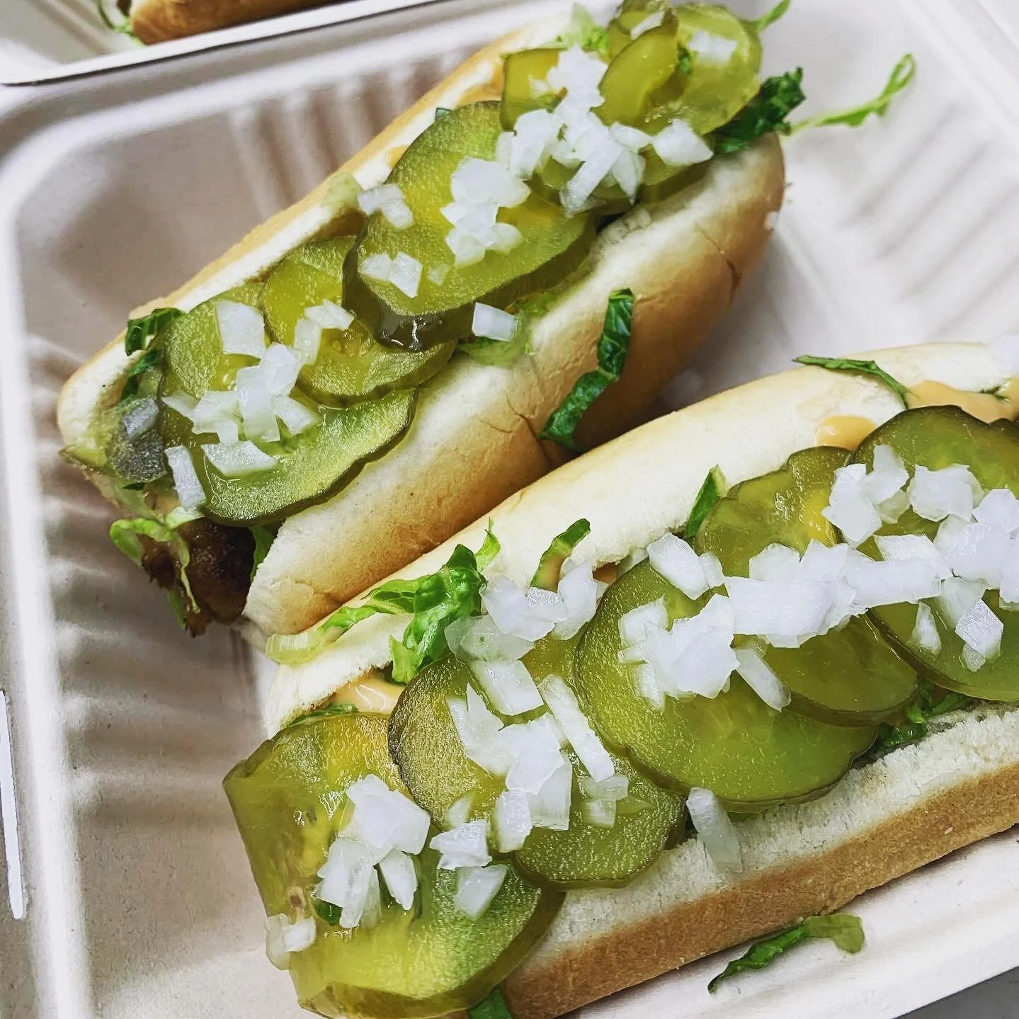 Last Day for the year! If you need one last fix find us @patronsaintsbrewery from 12-5pm. We have the full menu with the Big Mac Dog on special. Thanks for a great year everyone!  #vegan #veg #plantbased #veganfood #419 #vegantoledo #whatveganseat #f