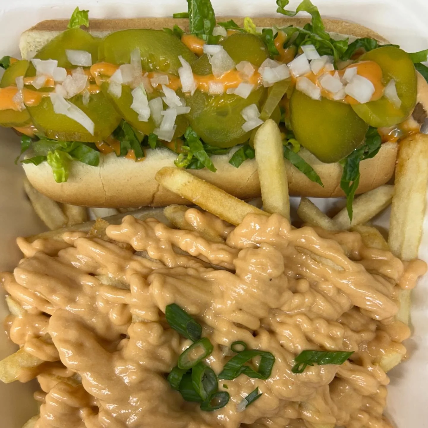 Last Day for the Big Mac Dog! Find us in front of @patronsaintsbrewery from 12-8pm. We also have a fresh baked goods! Come say hi!  #vegan #veg #plantbased #vegantoledo #419eats