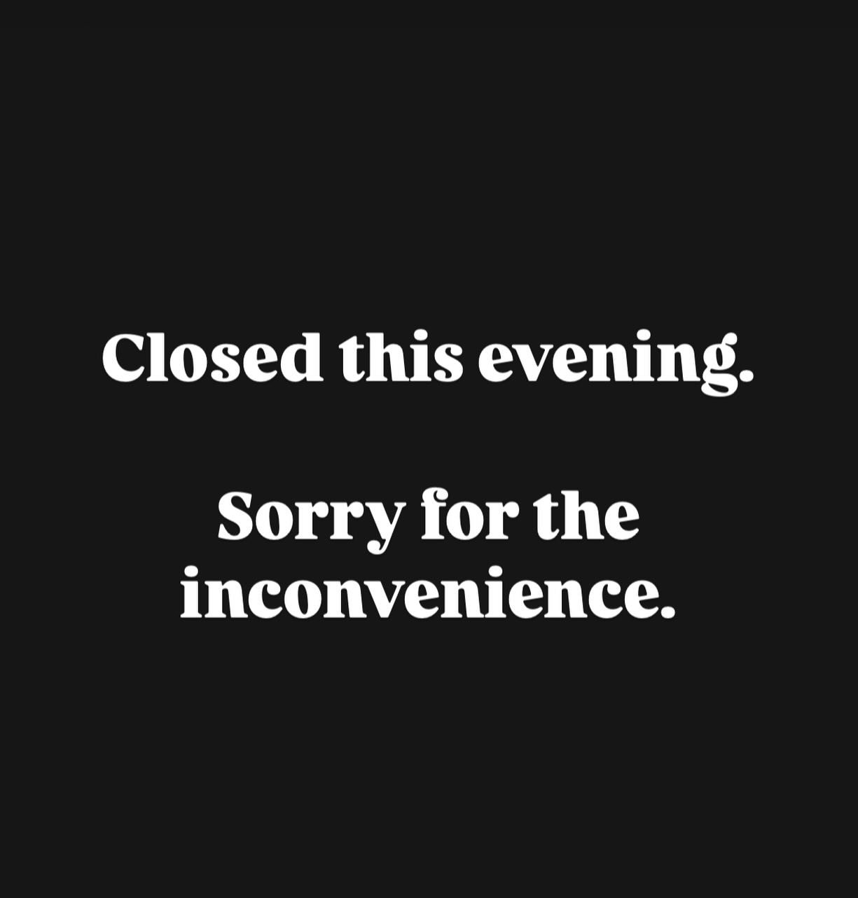 Hey everyone! We will not be at @earnestbeer this evening. Is super hazardous out there and won&rsquo;t be better before tonight. Sorry to miss you! Come see us on Saturday 12-8 @patronsaintsbrewery  Stay safe and thanks for understanding.  #vegantol