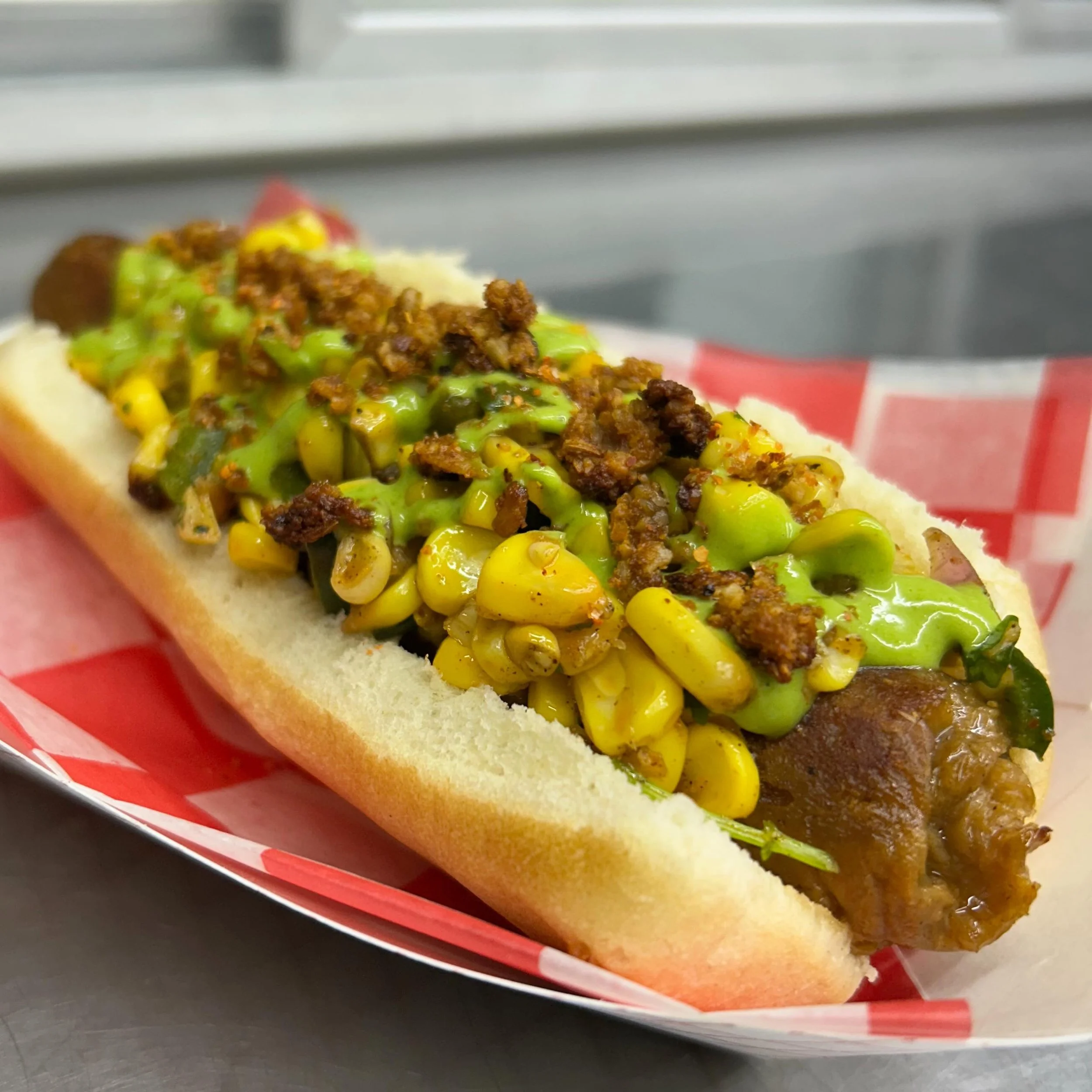 Heading to @earnestbeer (S Detroit) 4-8pm tonight! Come grab an Elote Dog or a fresh baked Brookie! Have a lovely evening Toledo.  #veganfood #plantbased #419eats #hotdogsandbeer #ohiovegan