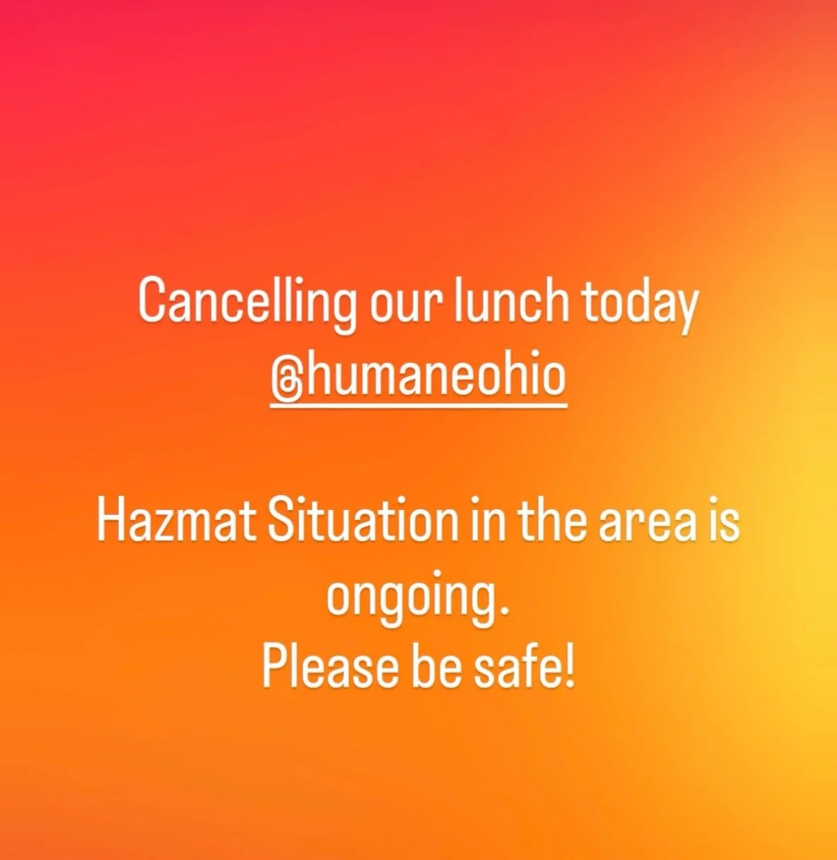 There is a chemical leak in the West Alexis area of Toledo. It is still ongoing at the time of this post and we do not want to risk any of our customer&rsquo;s wellbeing. We will be back open tomorrow @earnestbeer from 4-8pm. See you then!  #vegantol