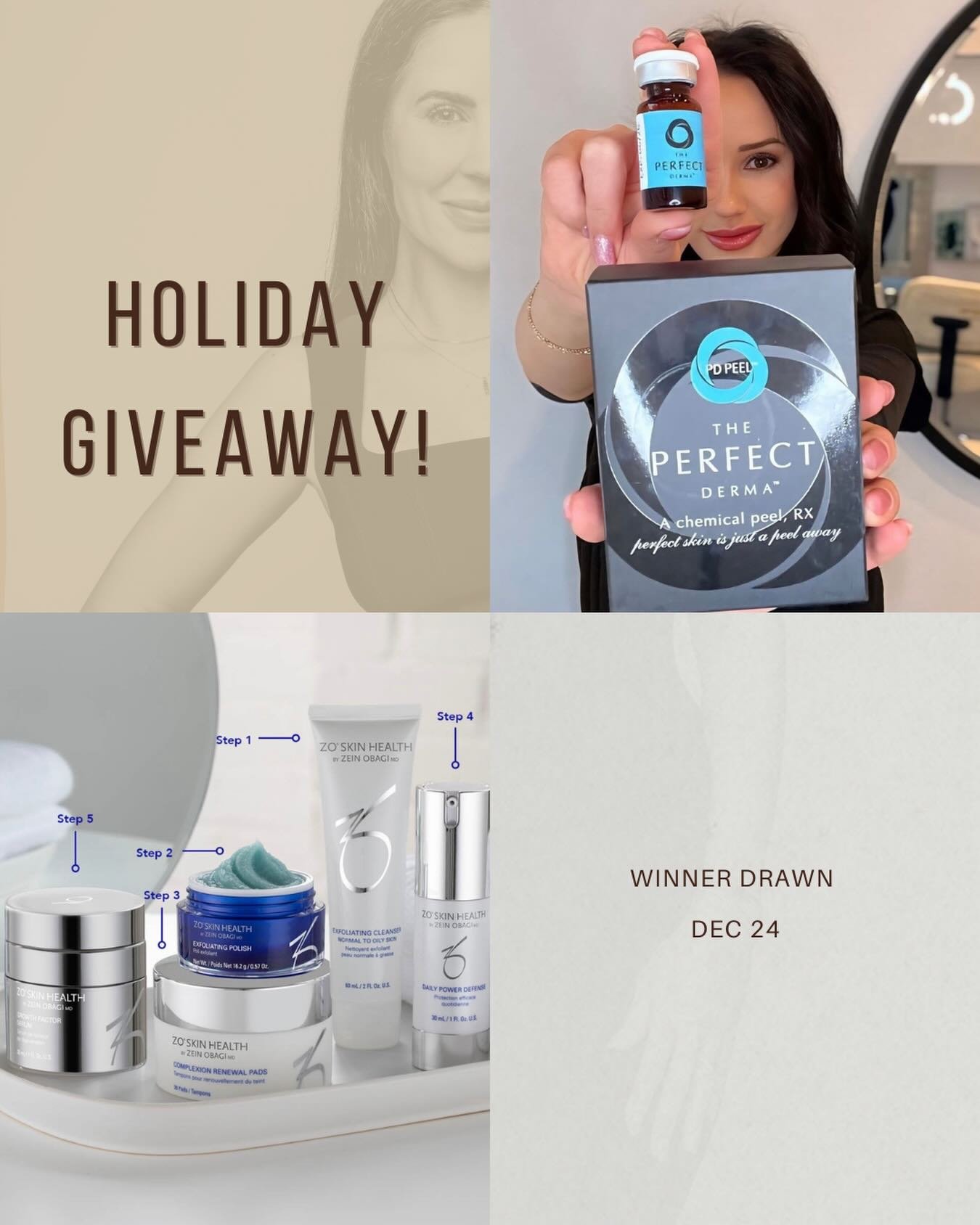 ✨ THE BIGGEST GIVEAWAY YET ✨
Radiance, rejuvenation &amp; the ultimate glow&hellip; all bundled into ONE insane holiday giveaway 🎁💫

One lucky winner will receive:
💉 Up to $1,000 in injectable treatments
✨ Your choice of a Perfect Derma Chemical P