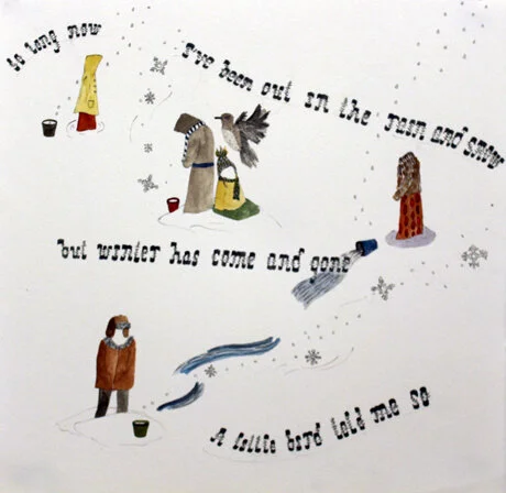 From The Littlest Birds Sing The Prettiest Songs, a collection of illustrated folk songs (published by Chronicle Books)
