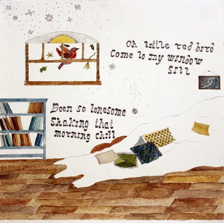 From The Littlest Birds Sing The Prettiest Songs, a collection of illustrated folk songs (published by Chronicle Books)
