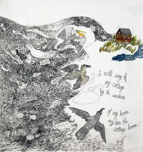 From The Littlest Birds Sing The Prettiest Songs, a collection of illustrated folk songs (published by Chronicle Books)