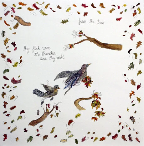 From The Littlest Birds Sing The Prettiest Songs, a collection of illustrated folk songs (published by Chronicle Books)
