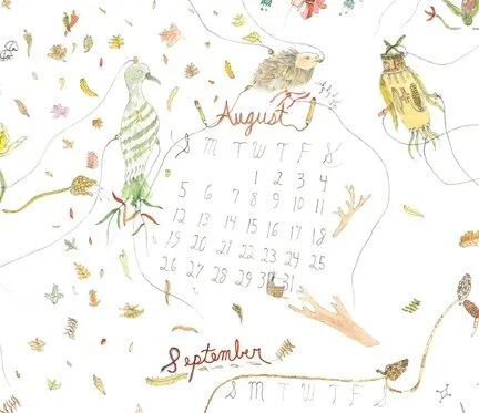 Calendar poster (detail)