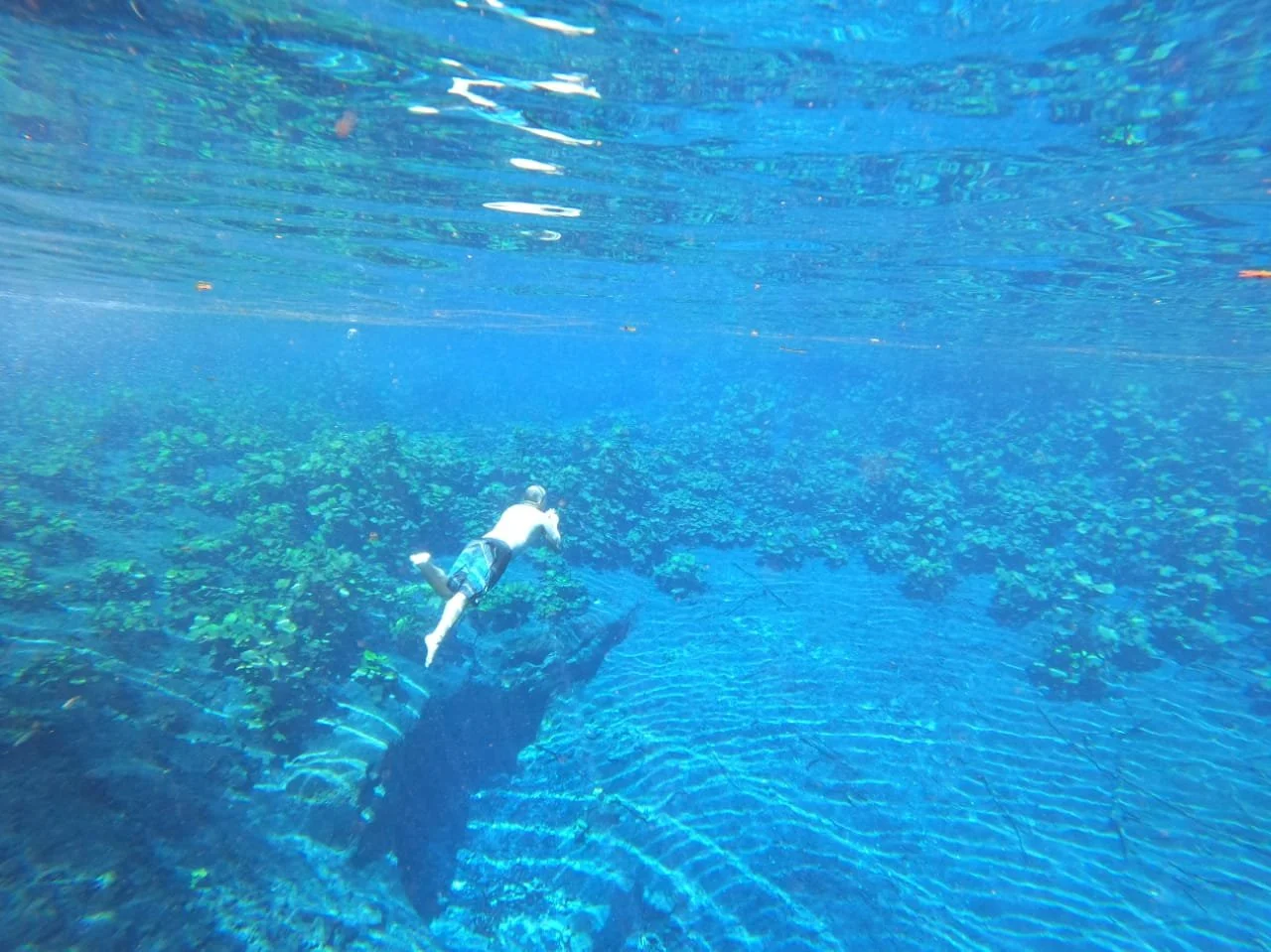 Crater Azul in Guatemala
