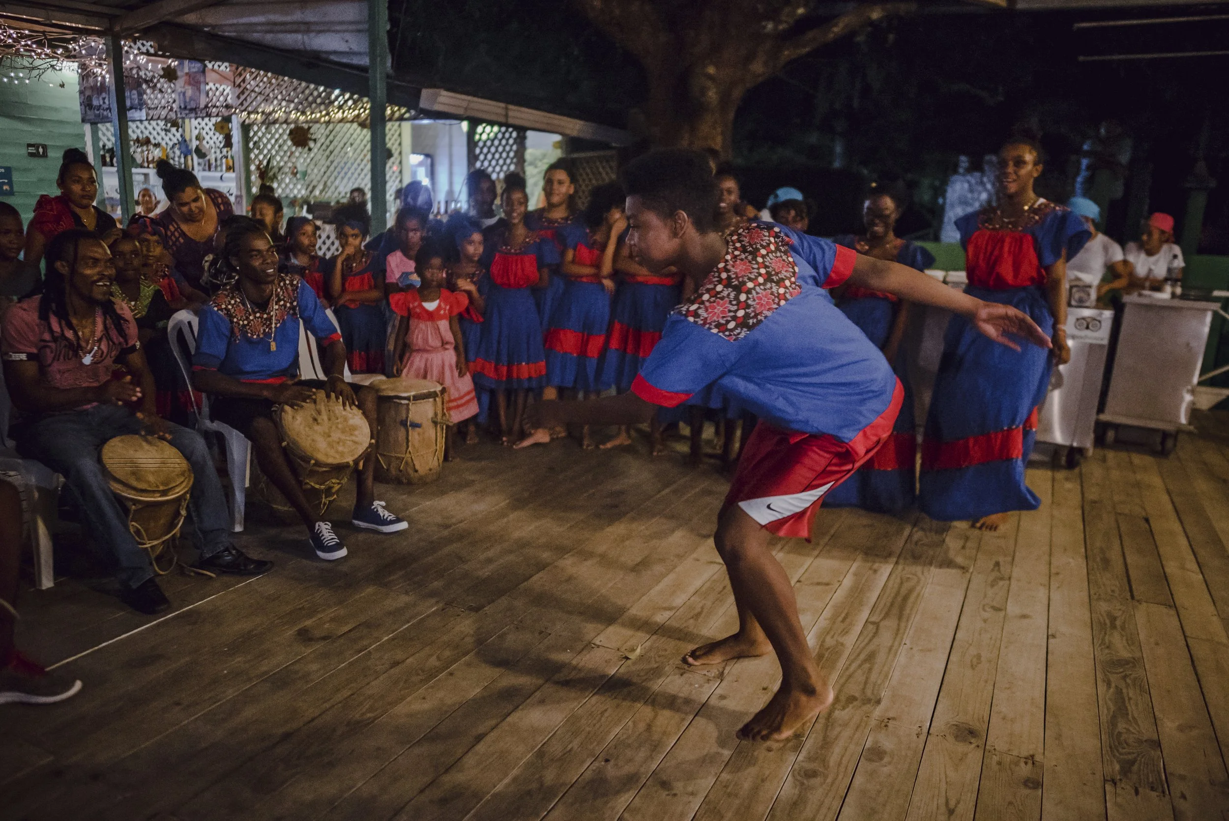 Garifuna dance in Livingston Guatemala