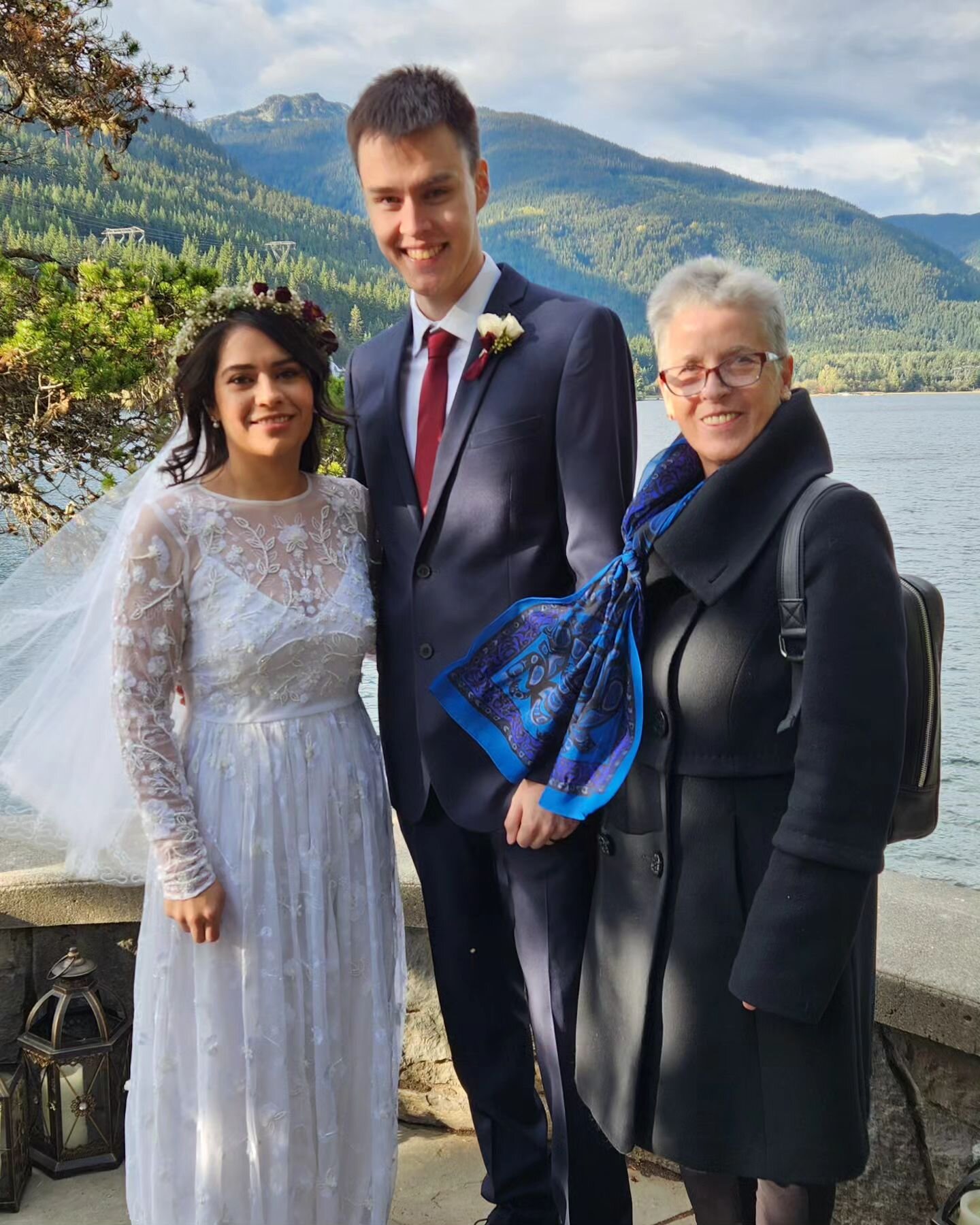 These lovelies, probably the youngest I ever married, tied the knot in the enchanted Stone Circle on a perfect bright and breezy Fall day. Perfection. @thewhistlerelopementcompany #whistlerweddingofficiant #whistlerweddingcelebrant #whistlerelopement