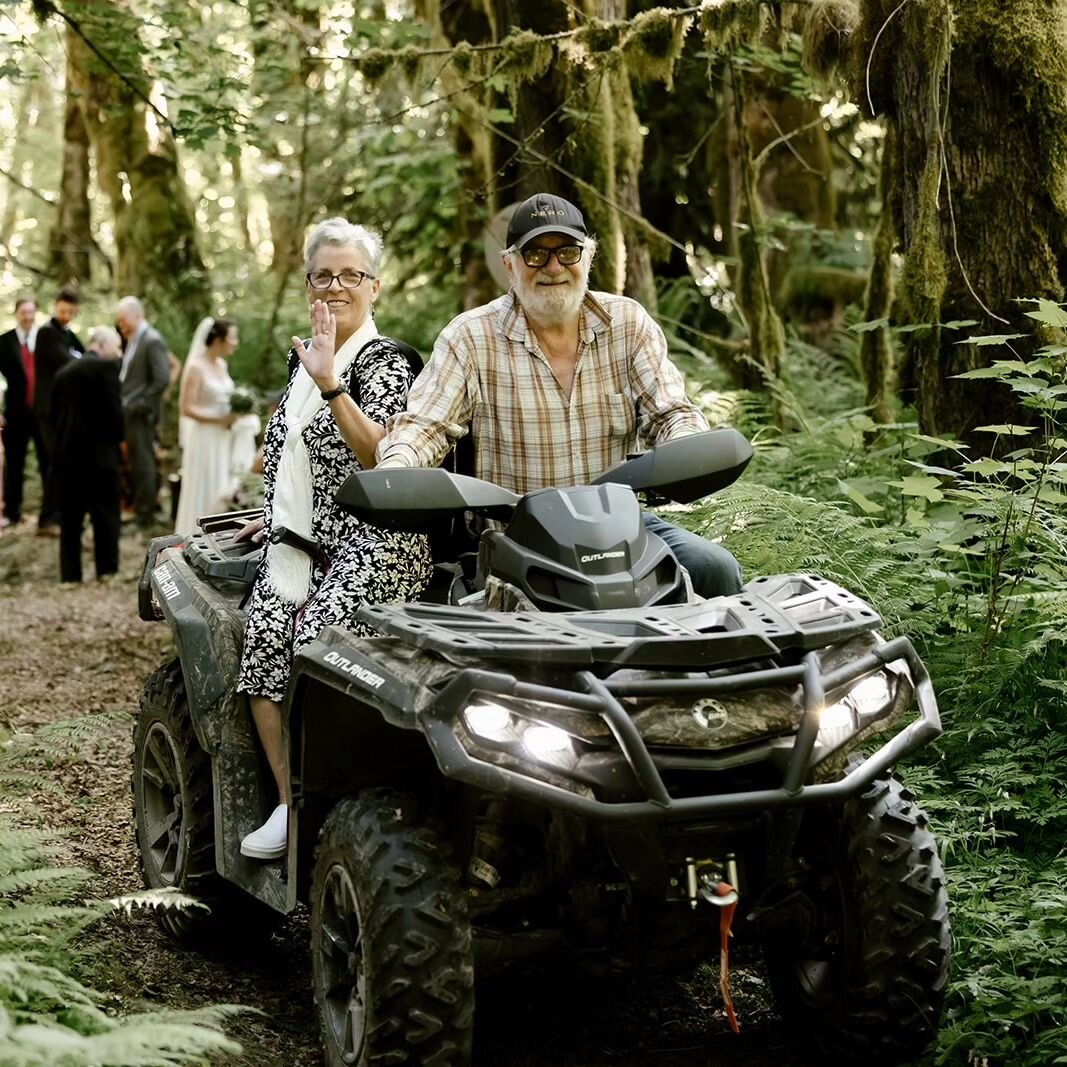 What broken leg? Just give me an ATV ride, a cane, and a blinged up boot, and I'm your girl.