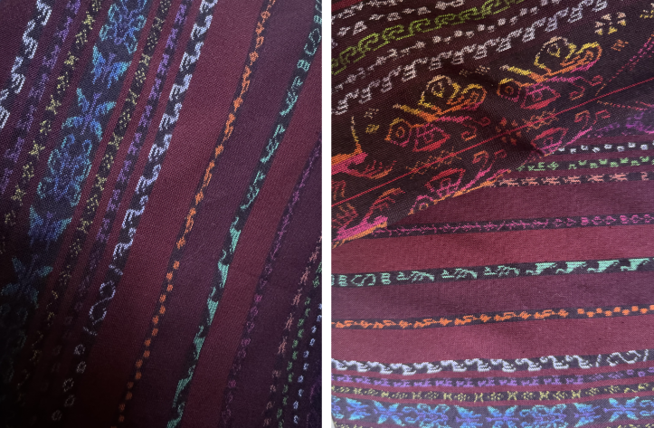 jaspe made on a treadle loom by 13 BATZ' collective in Santiago Atitlán