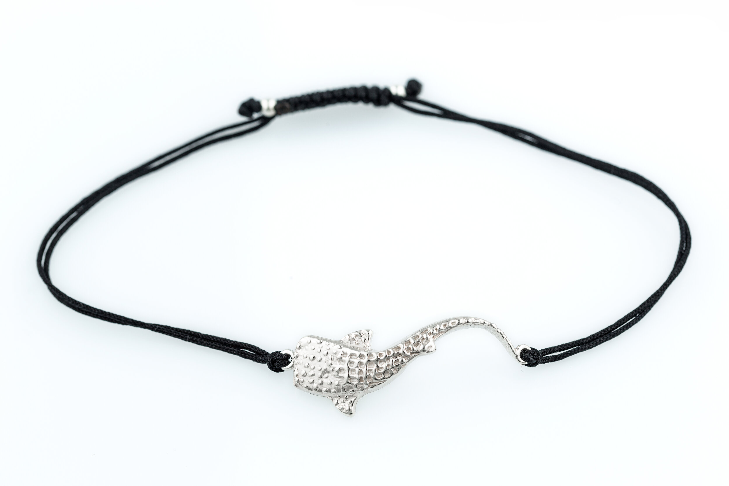 Whale Shark macrame bracelet