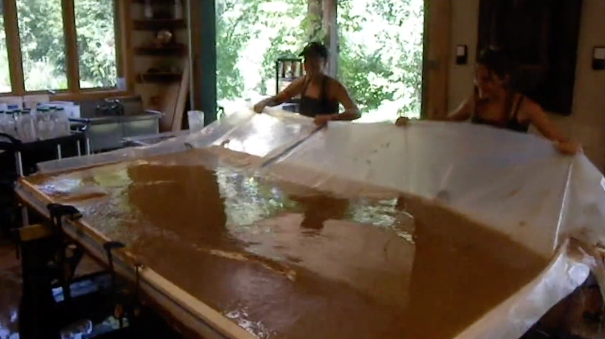 Pulling a Large Sheet