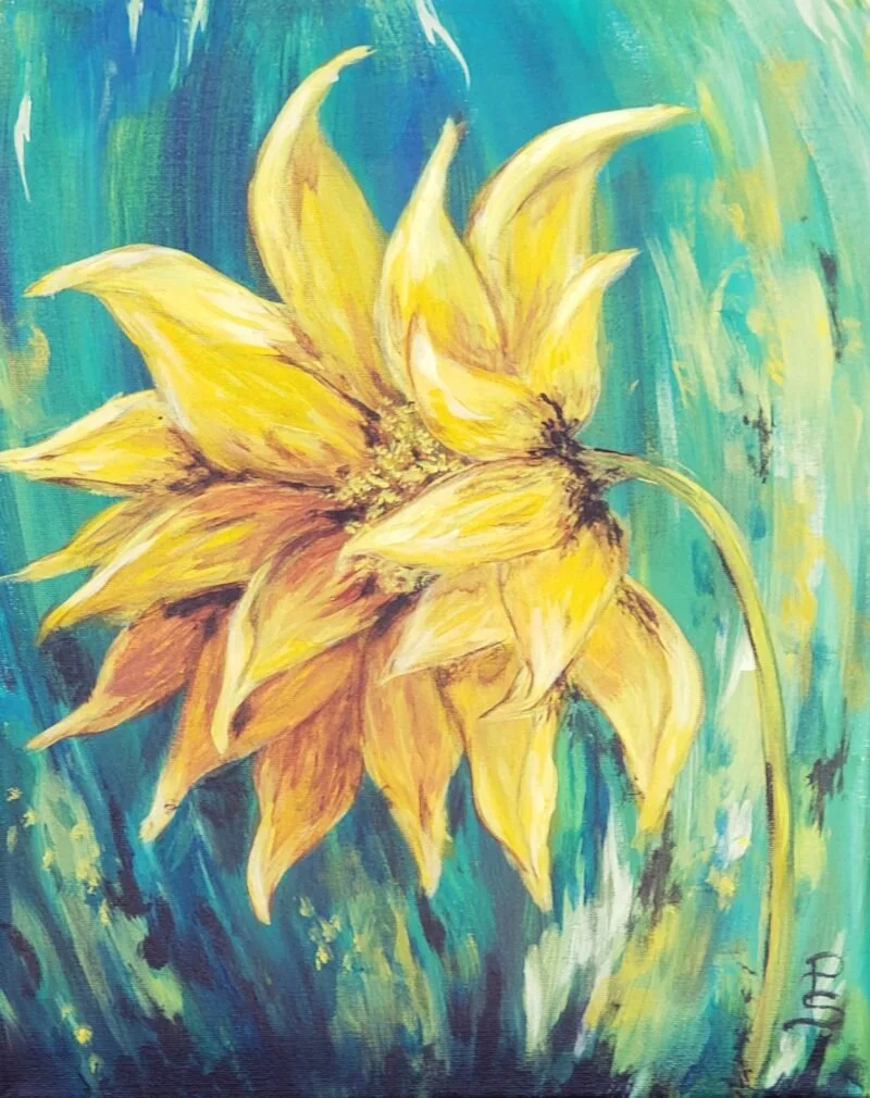 Corks &amp; Canvas - Summer Sunflower
