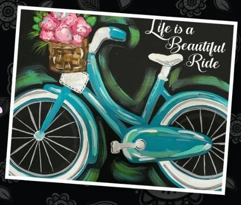 Sip &amp; Paint: Spring Bike