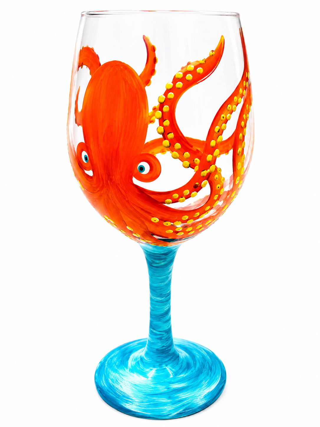 Wine Glass Paint &amp; Sip: Octo at the Manette Wine Bar