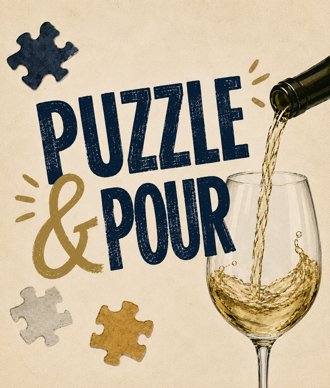 Puzzles &amp; Pours at the Winery