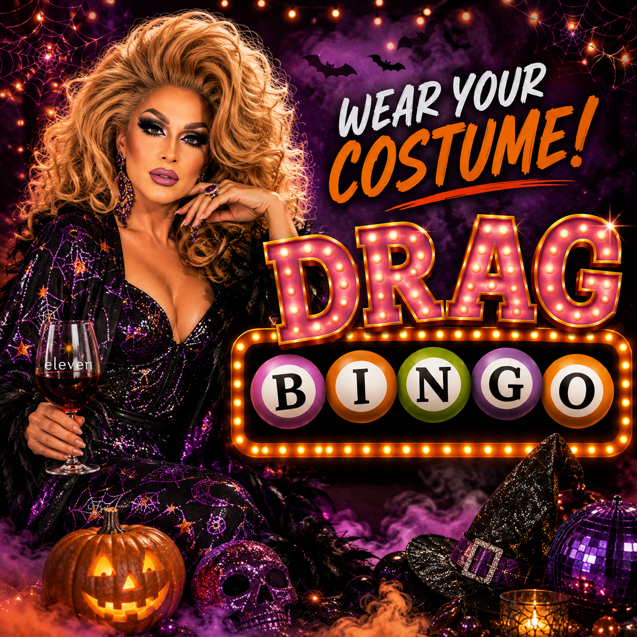 Drag Bingo Night at the Winery - Halloween Edition
