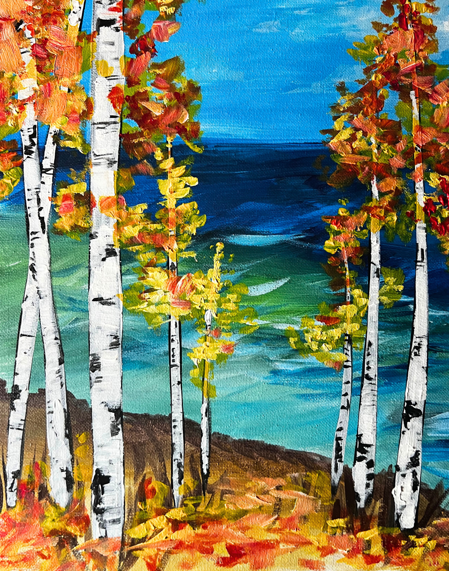 Paint &amp; Sip - Autumn Birch at the Winery