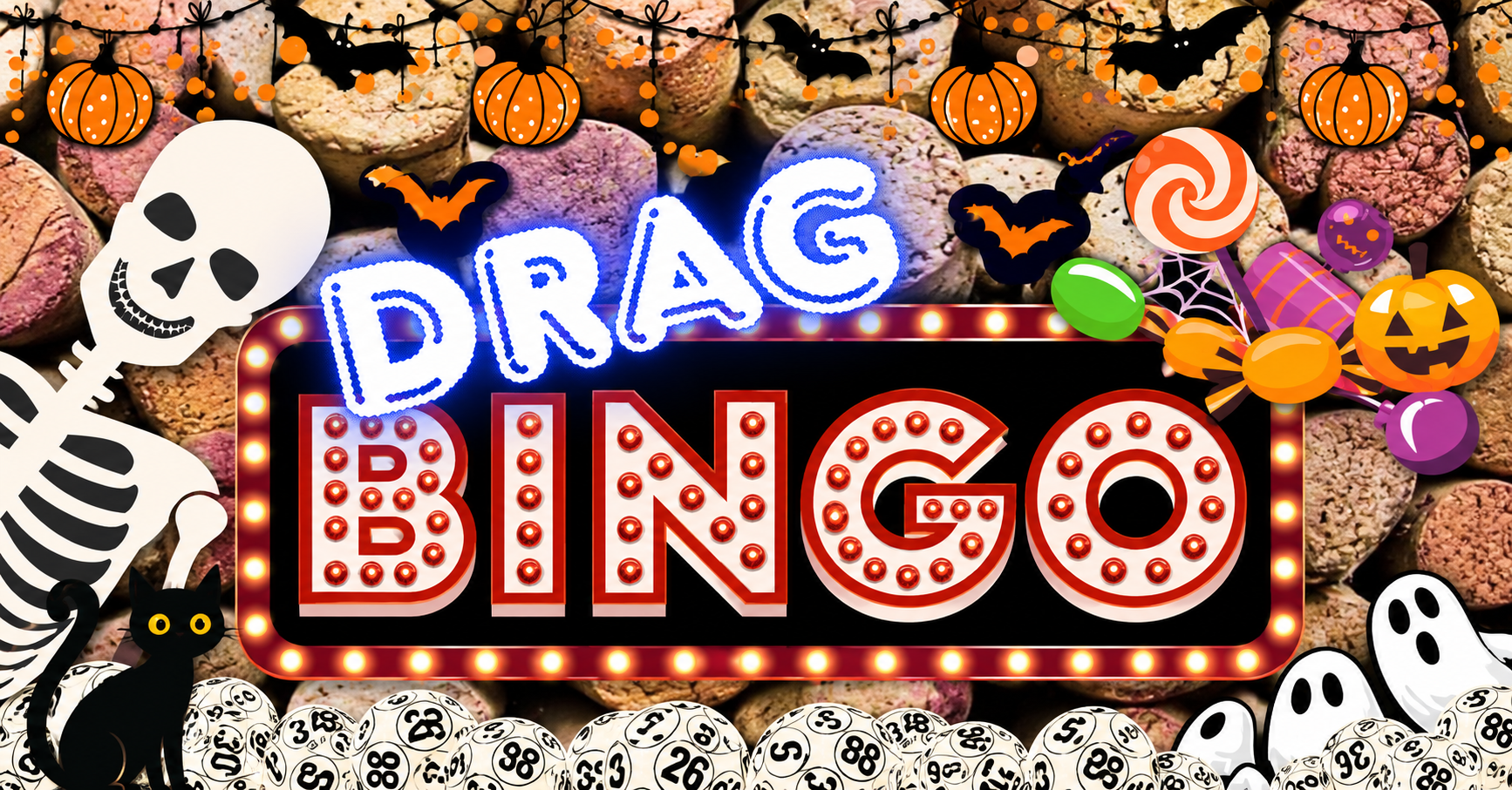 Drag Bingo Night at the Winery - Halloween Edition