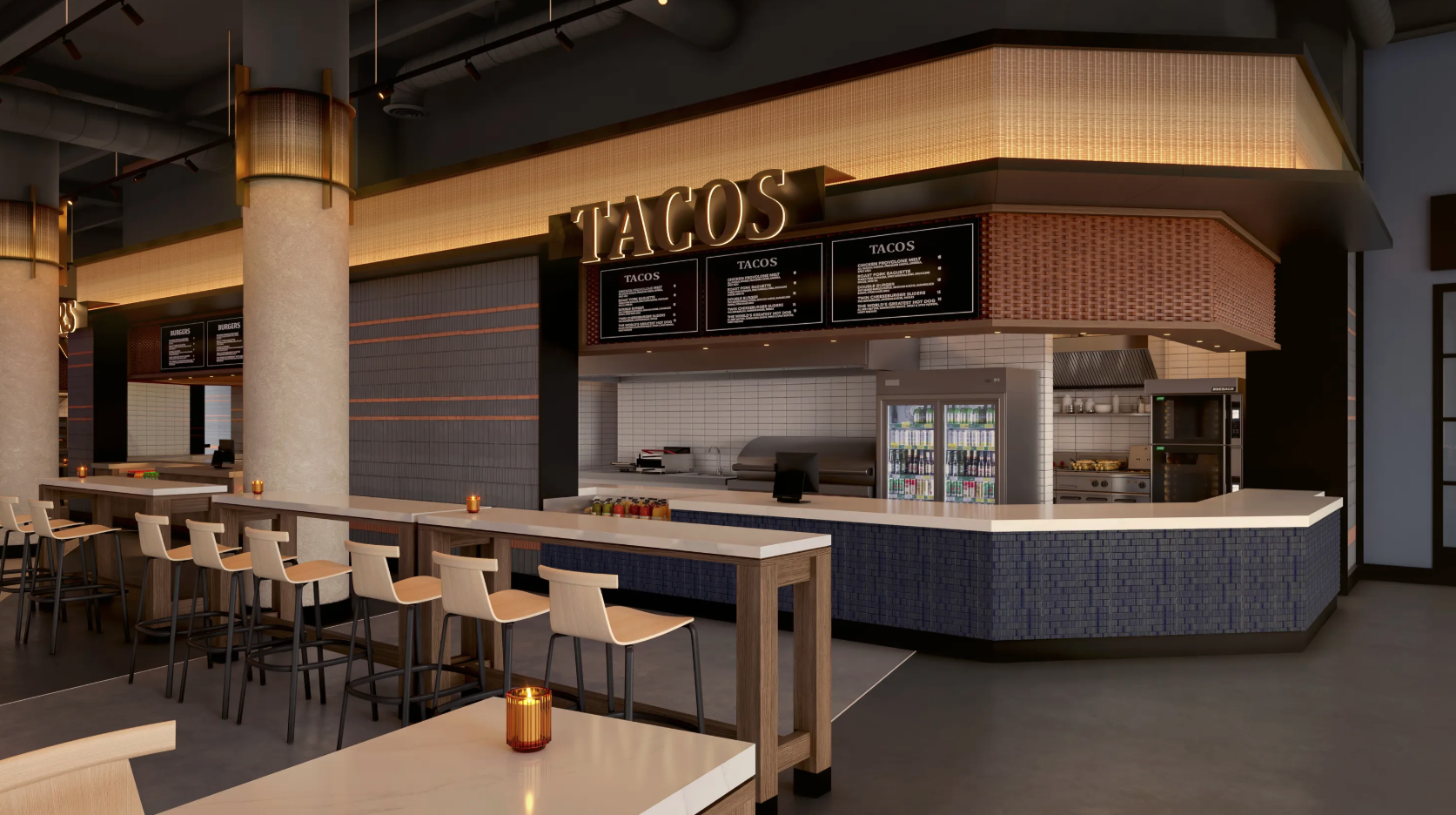 Commercial Buildout in lunch hall