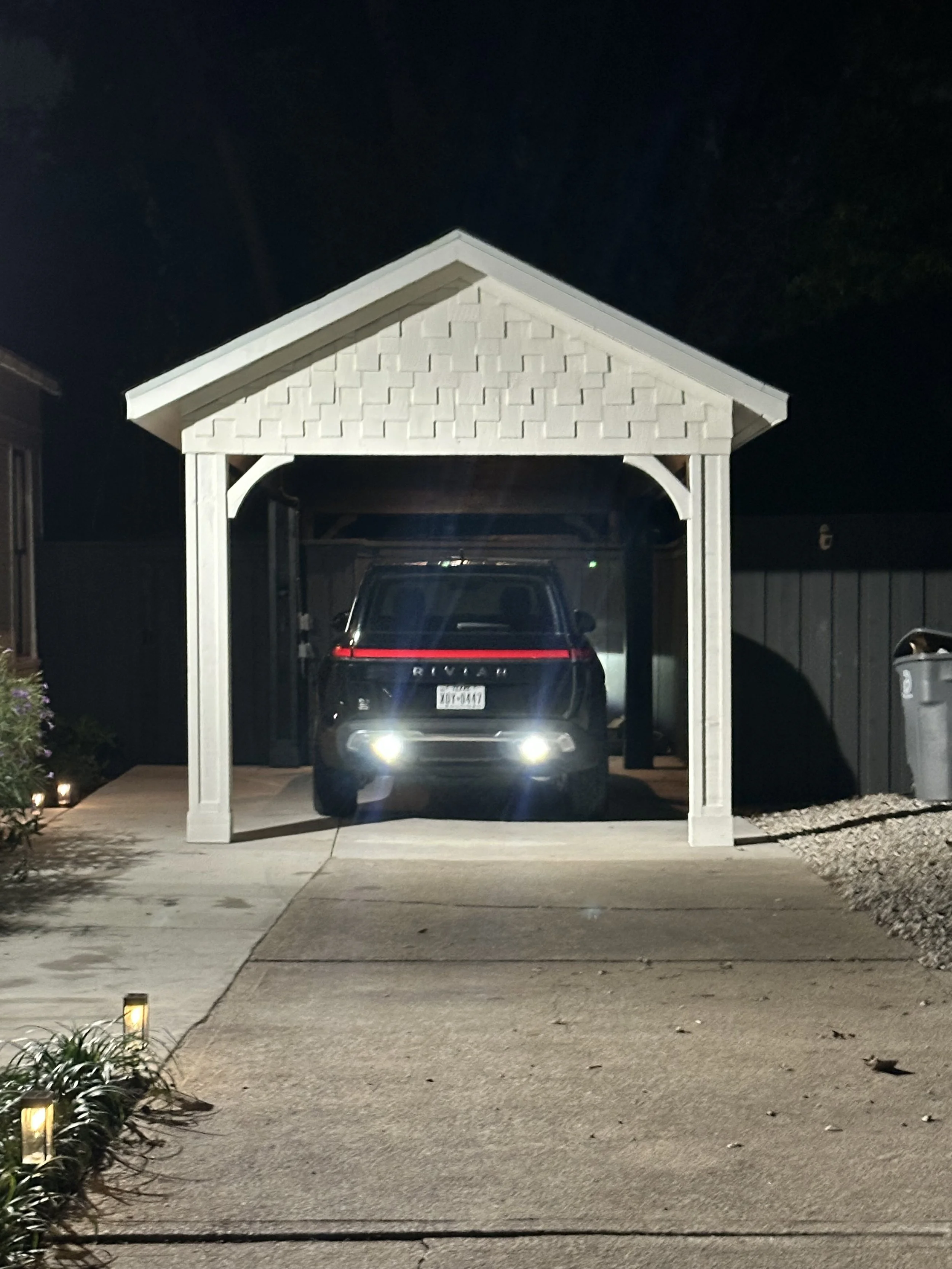 Custom carport addition