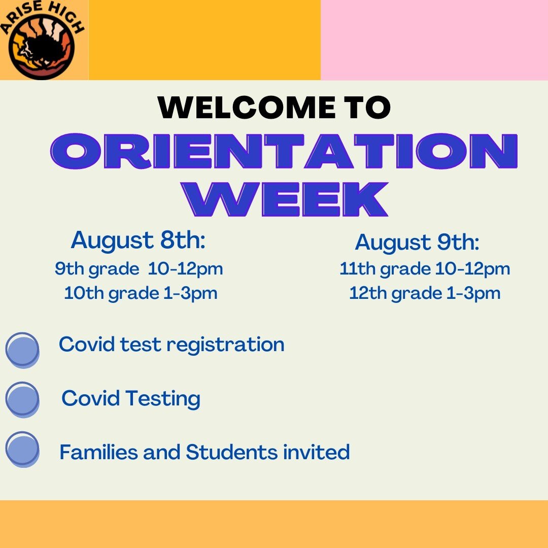 Good Afternoon Wolfs, 

Orientation day is coming up soon! You should come according to the day that applies to your grade level. 

See you soon!