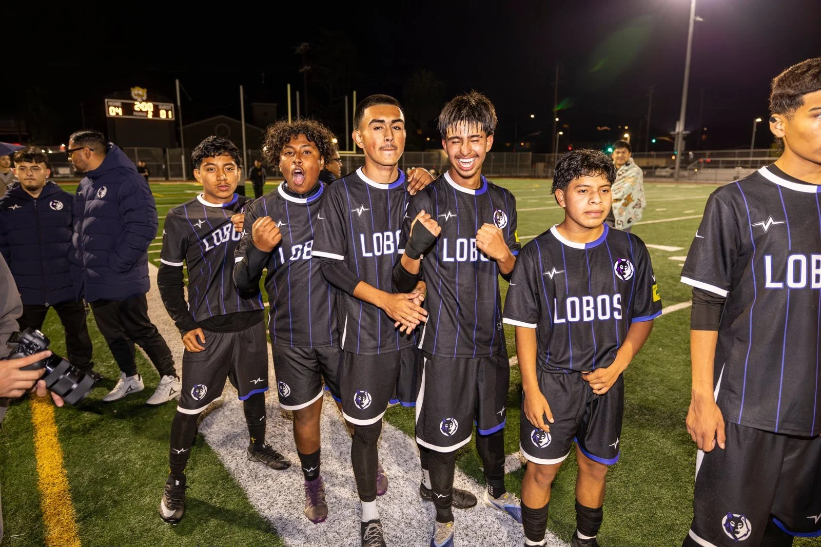 ARISE Boys Soccer celebrating their championship win