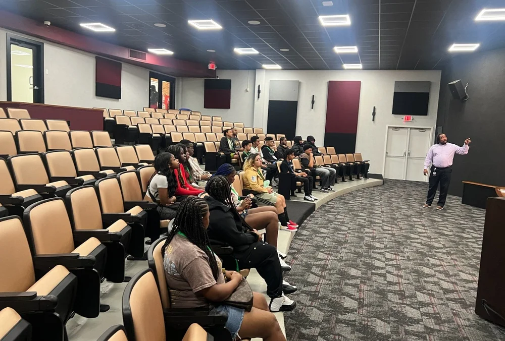 ARISE students in an HBCU lecture hall