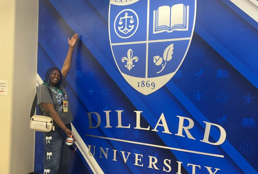 An ARISE student at Dillard University