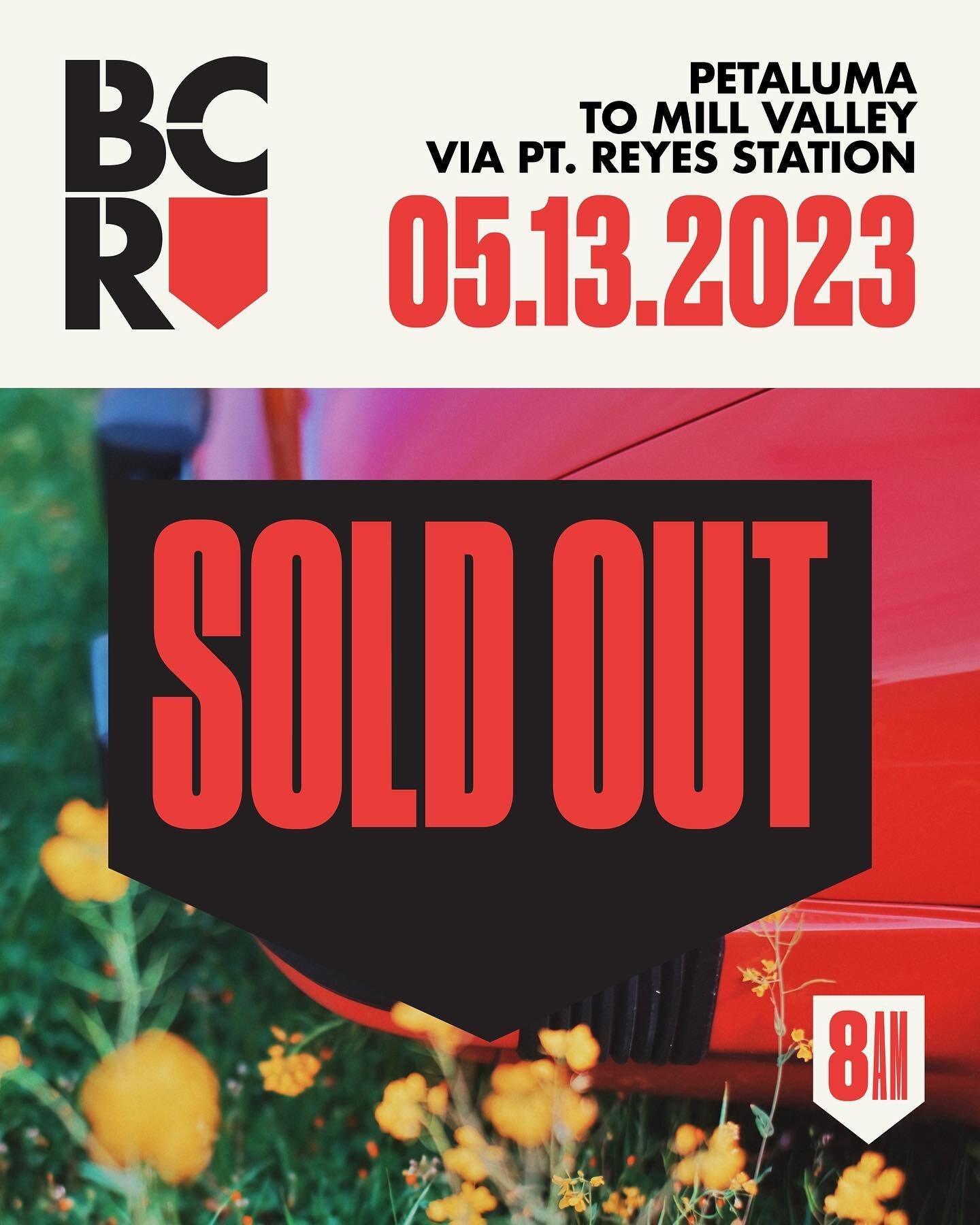 Hey! Open Registration for BCR 05.13.2023 just sold out. Thanks, people; you&rsquo;re sure to dig what&rsquo;s been planned for this month&rsquo;s rally. And if not, there&rsquo;s always next month.

-BCR HQ
#breakfastclubrally #donebynoon

&mdash;&m