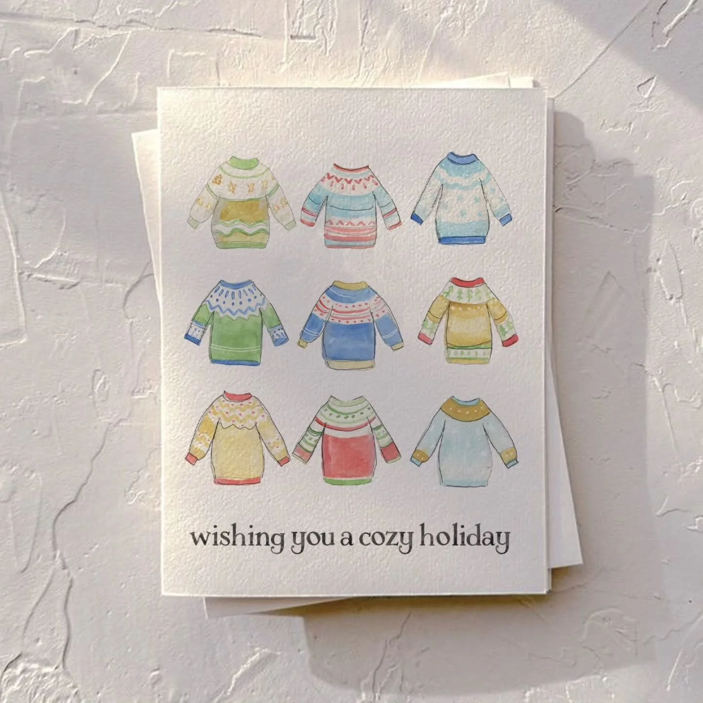 Sweaters all season long.