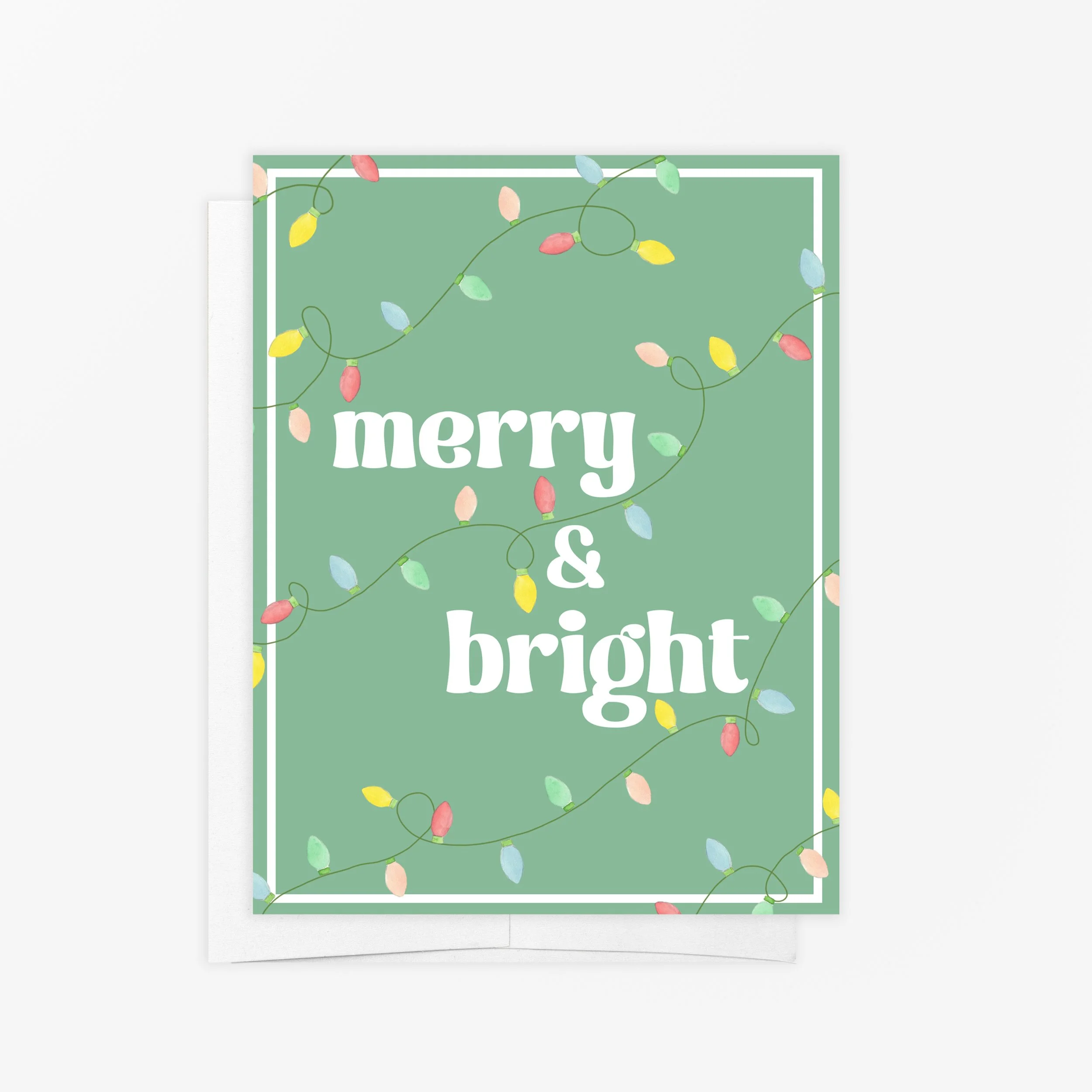 merry & bright - green