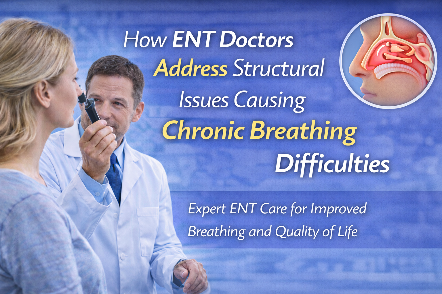 How ENT Doctors Address Structural Issues Causing Chronic Breathing Difficulties