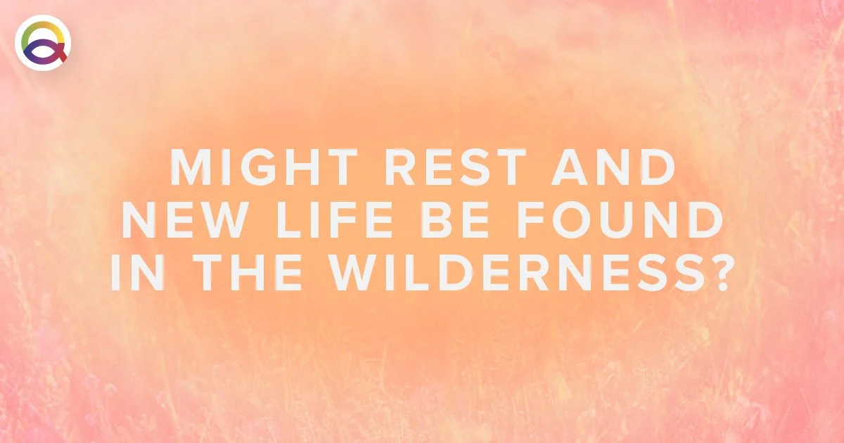 Might Rest and New Life be Found in the Wilderness?&nbsp; | Monday Invocation
