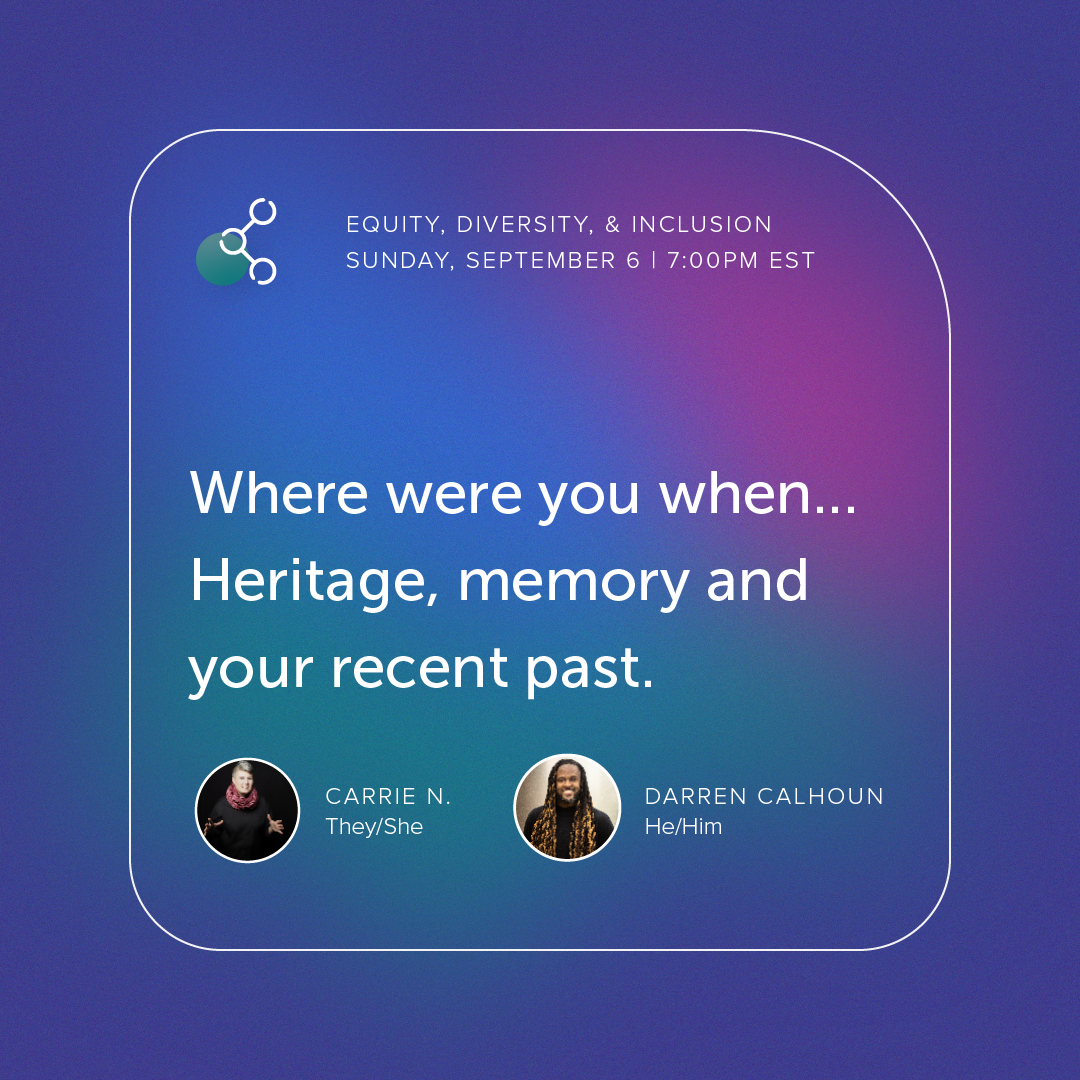 Where were you when… Heritage, memory and your recent past.