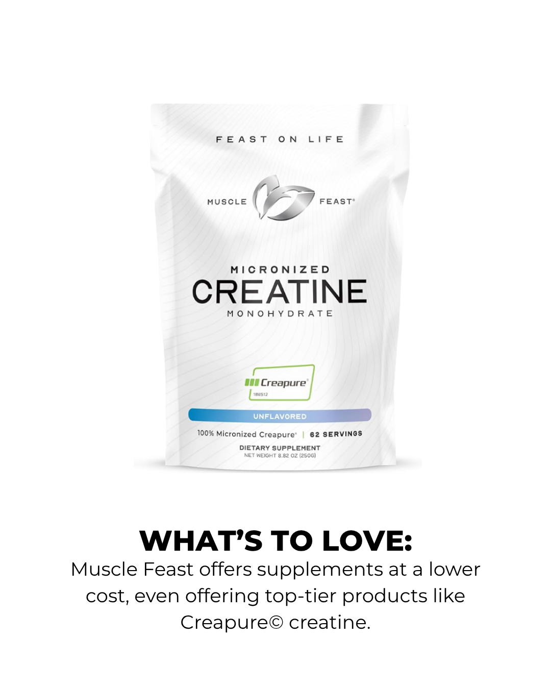 Muscle Feast Creapure(tm) Creatine