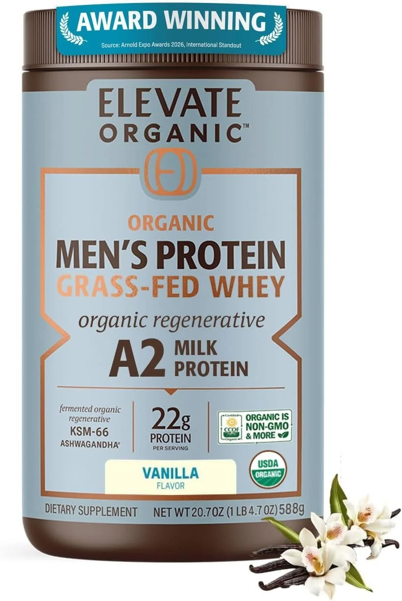 This whey protein powder is great for muscle growth and recovery. It's also made with organic ingredients.