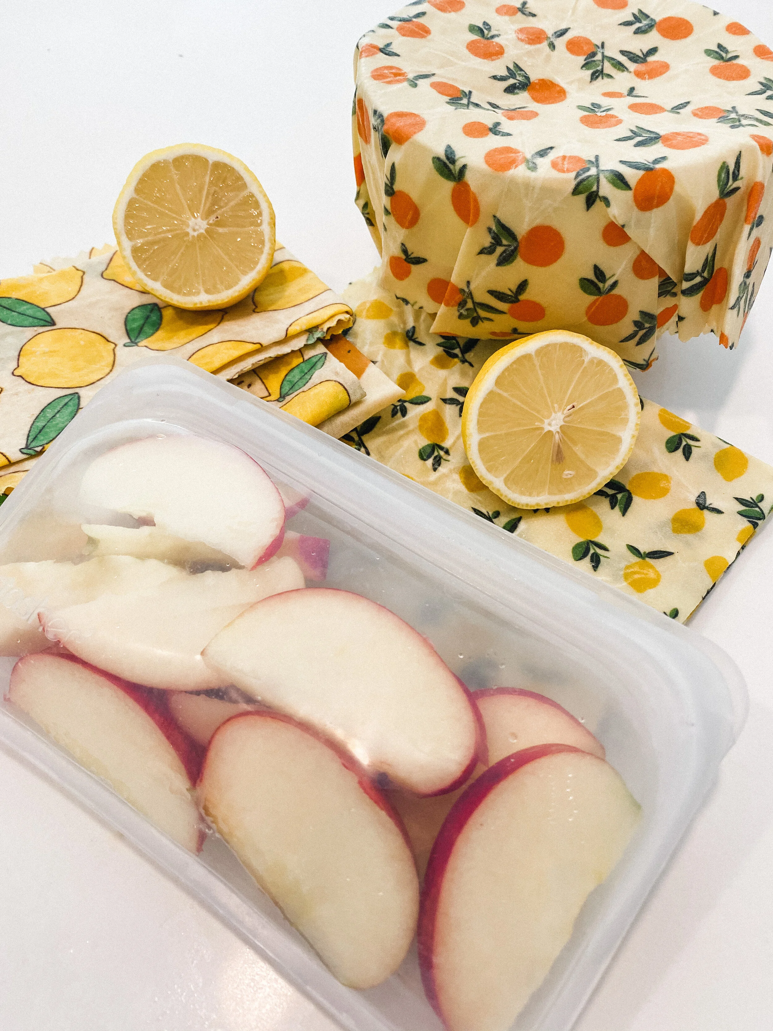 Silicone bags and Beeswax wrap