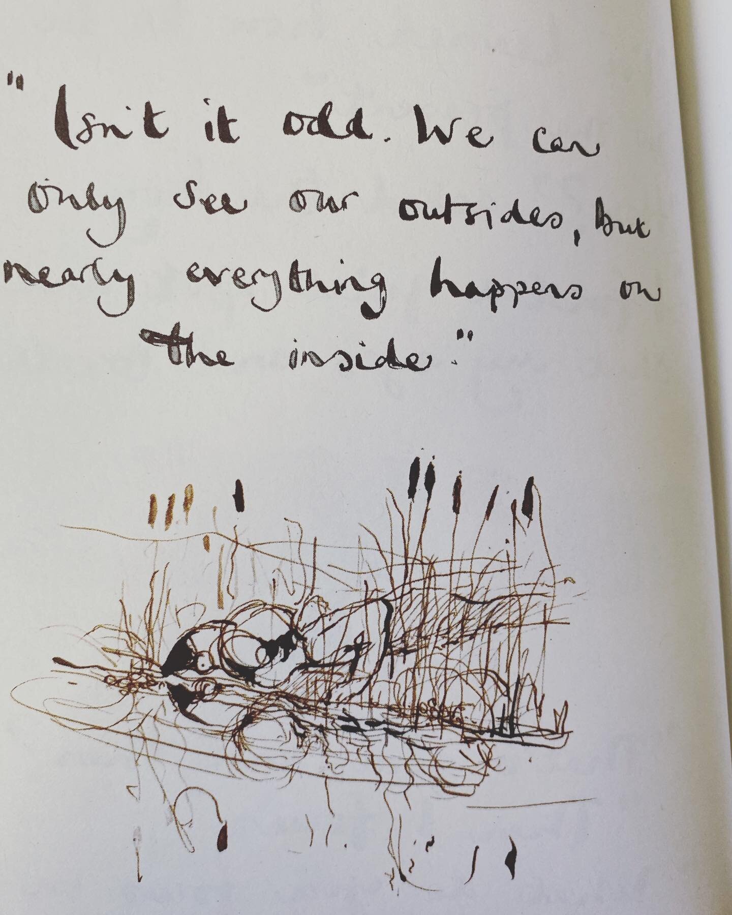 &ldquo;Isn&rsquo;t it odd. We can only see our outsides, but nearly everything happens on the inside.&rdquo; ❤️ Charlie Mackesy 
*excerpt from The Boy, the mole, the fox and the Horse 
 
#beauty #meditation #inspiration