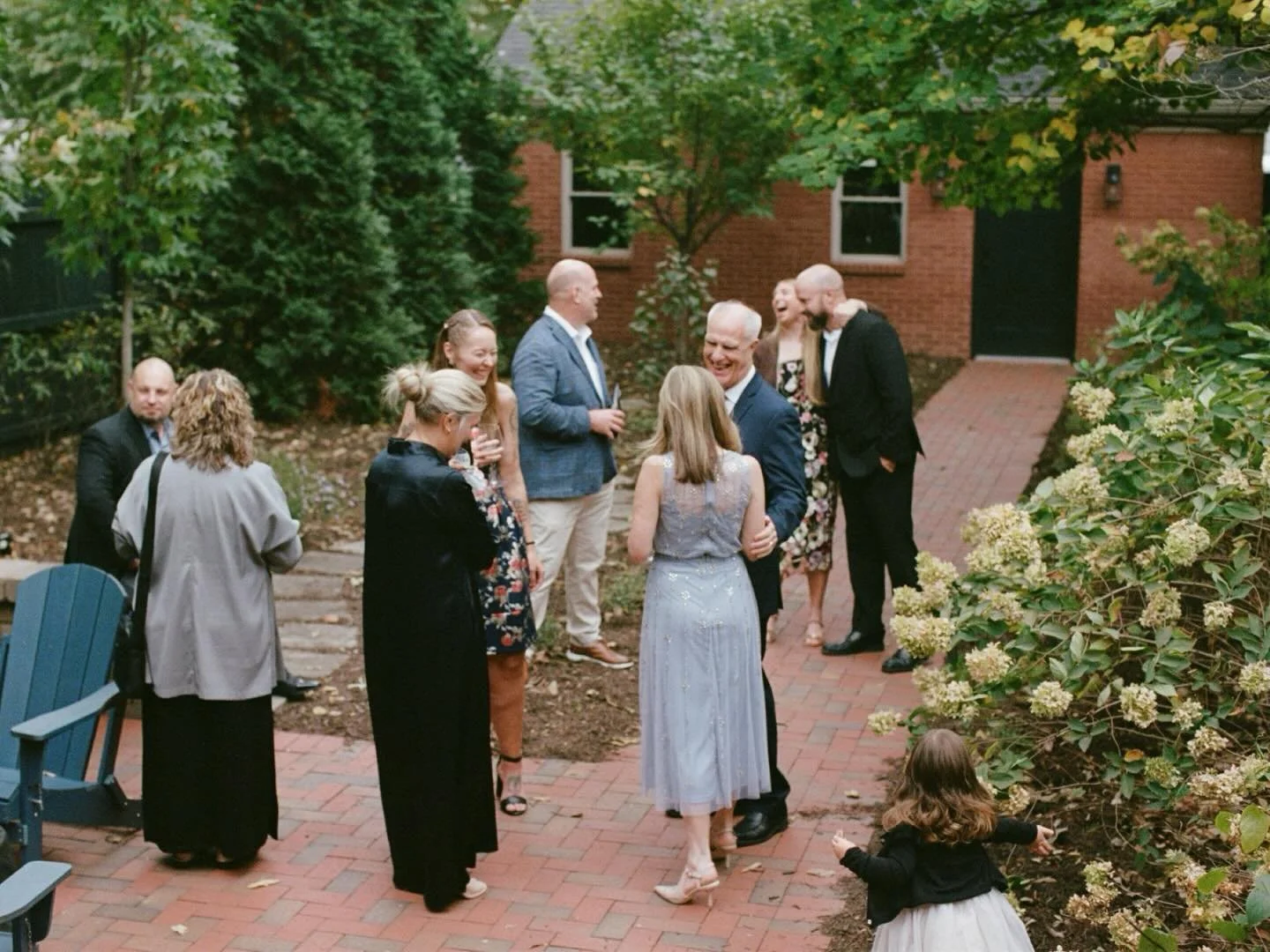 Shelly + Jim had an intimate wedding ceremony in their Louisville Highlands home this past October. They were surrounded by their close family and friends and it couldn&rsquo;t have been more special! 

A mix of digital, film, + Polaroid 🖤