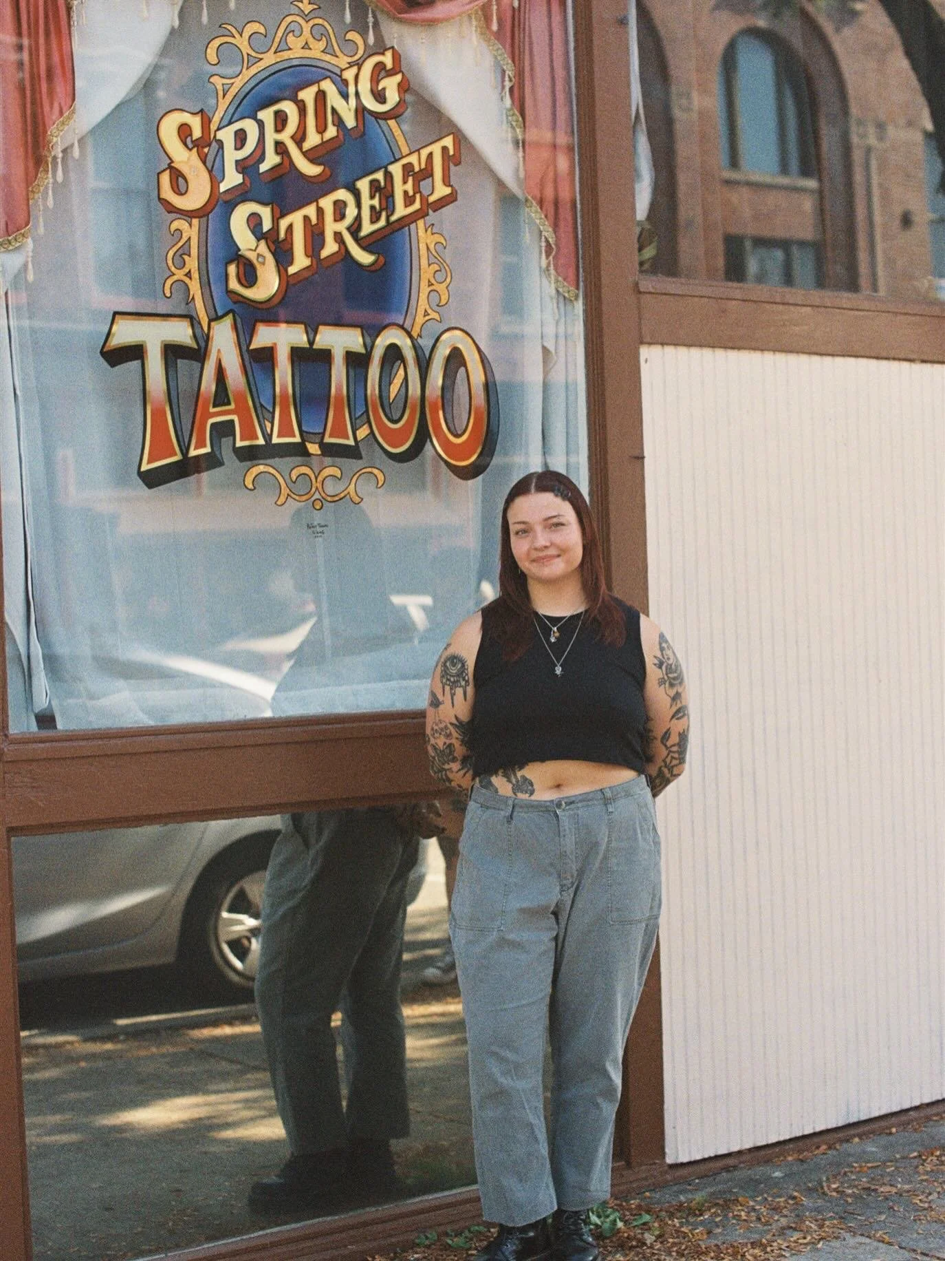 Some branding for my sweet and talented friend @madisonfrenchtattoos 🖤🖤 You can find her over at @springst_tattoo!!

Now booking branding / creative day in the life portrait sessions for 2026 💫