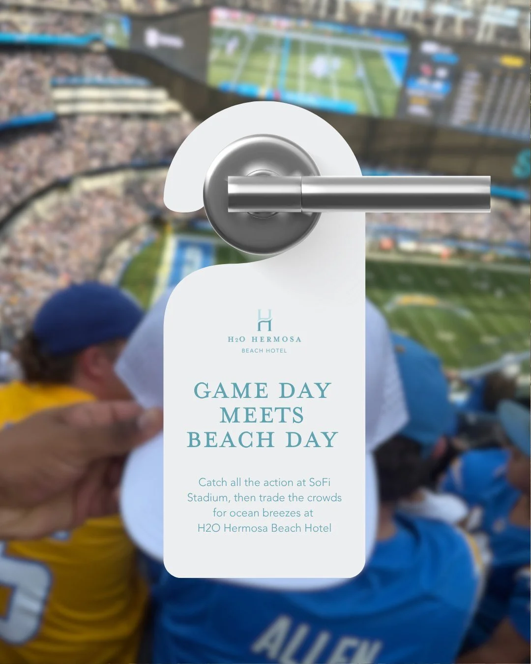 Game day meets beach day this fall 🏈🌊

Catch all the action at SoFi Stadium, then trade the crowds for ocean breezes at H2O Hermosa Beach Hotel&mdash;your coastal home base for the perfect football + beach getaway.

🏈 Oct. 11: @chargers vs. @bronc