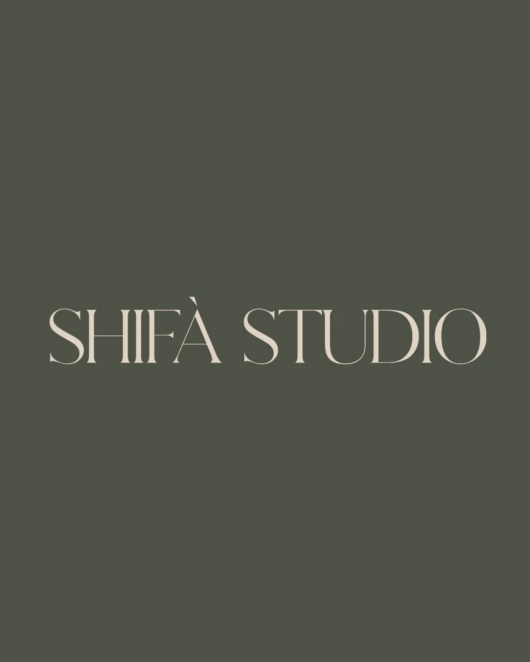 A rebrand designed to be felt, not just seen.

For Shifa Studio, every detail was intentionally refined, from the typography to the overall visual balance and meaning behind the cultural inspiration of Sarah's background,  to create an identity that 