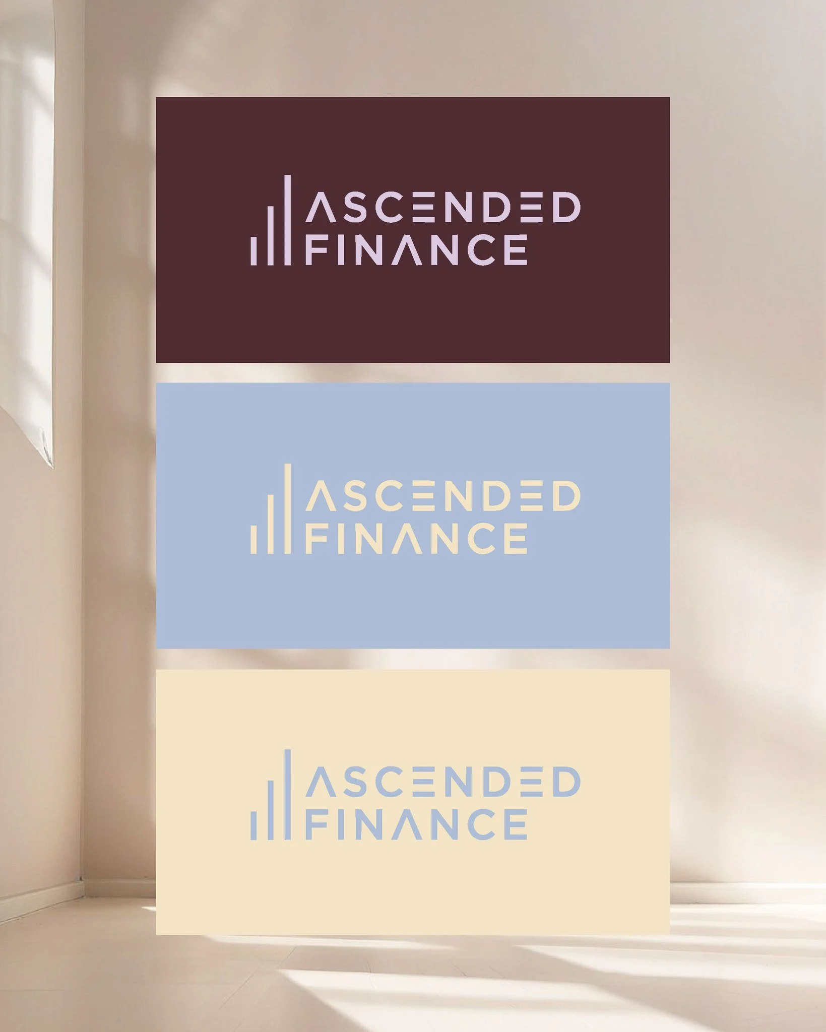 Soft tones, strong presence ✨
A rebrand designed to feel elevated, modern and unmistakably @ascended_finance 

We wanted personality, confidence and calm all in one visual identity, and this one came together beautifully. 💖