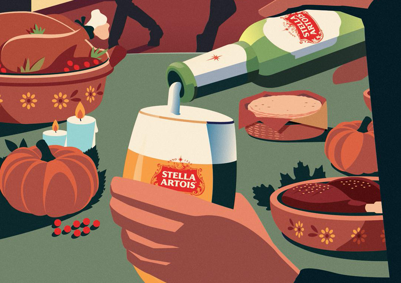 stella artois 'friendsgiving & tamalada'
