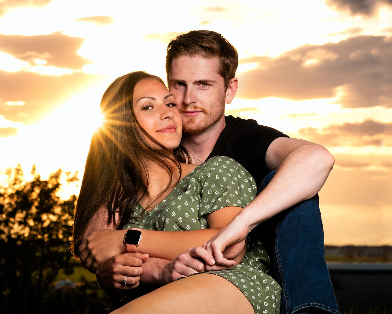 Madeline and Aaron evening portrait session
